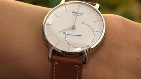 Withings Activité: a real analog watch with embedded fitness tracking inside
