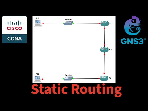 How to configure static routing
