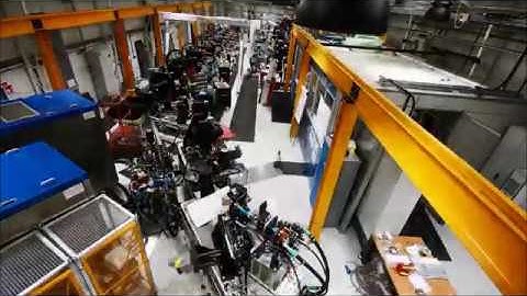 Irkut MC-21 high-lift system test rig time lapse