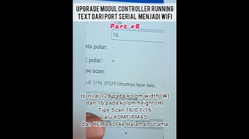 Part#6 (lanjutan), Atur Tulisan RGB Running Text dengan Aplikasi XLGPowerLed  #shorts