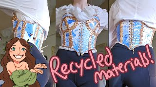 Making an imitation porcelain corset out of recycled materials!  | making things