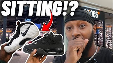 SOLD OUT ASAP! 🤯 AJ4 Black Cats COOKED… But Pearl Foams STILL SITTING 👀