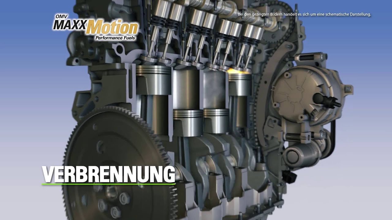 Verbrennung OMV MaxxMotion Performance Diesel vs. Standard-Dieselkraftstoffe
