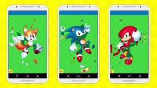 SONIC MANIA Puzzle Game Character - Sonic Tails Knuckles Mighty Ray