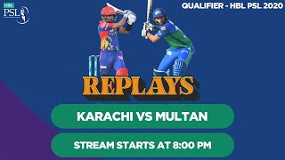 #HBLPSLReplays | Karachi Kings vs Multan Sultans | Qualifier | HBL PSL 5