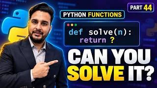 Can You Solve These Python Function Problems 🐍 | Python Practice