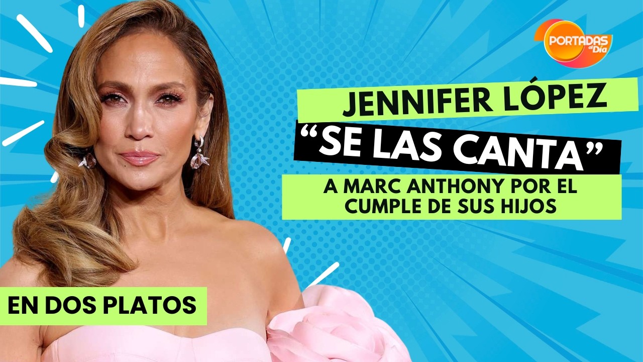 ¡JLO LANZA FUERTE INDIRECTA! 😱 El polémico mensaje a Marc Anthony por el cumple de sus hijos