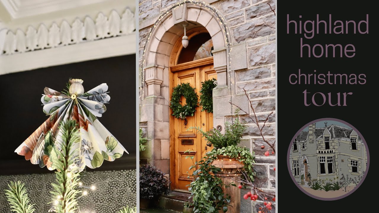 Рождественская экскурсия по домам в Хайленде | Уютное праздничное оформление под музыку