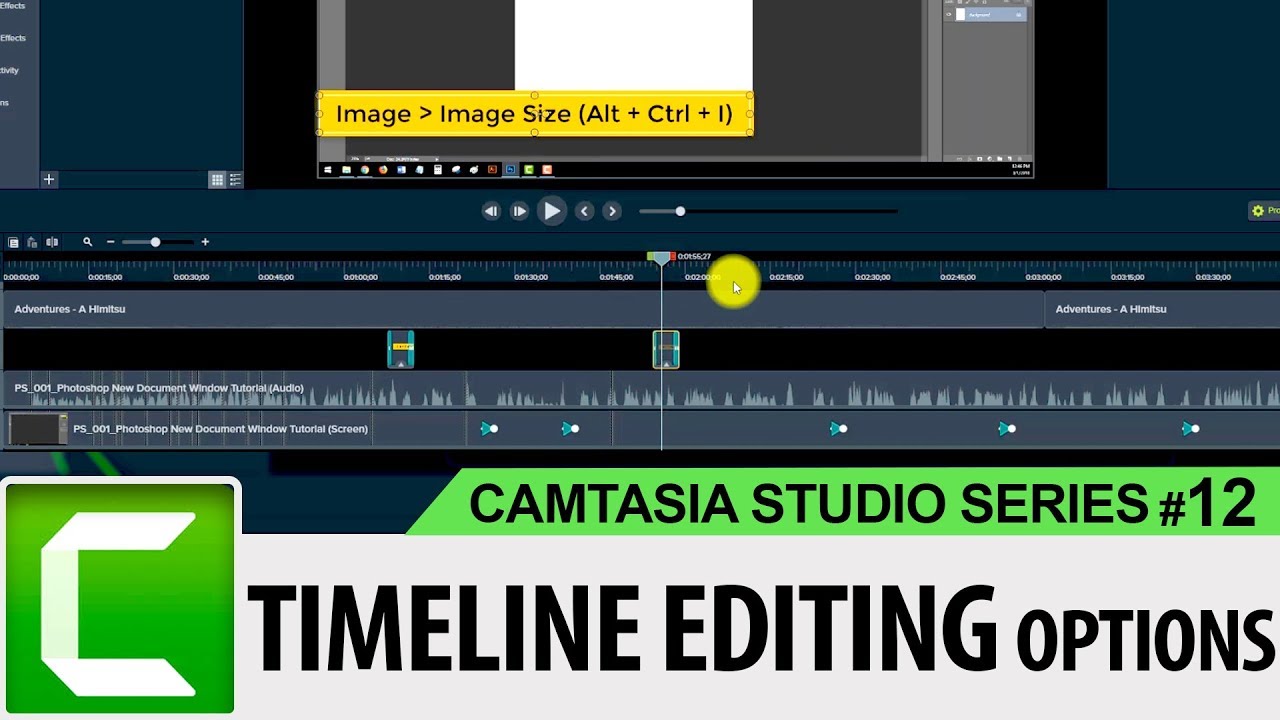 Timeline Editing Options in Camtasia | Camtasia Studio 9 Tutorials for