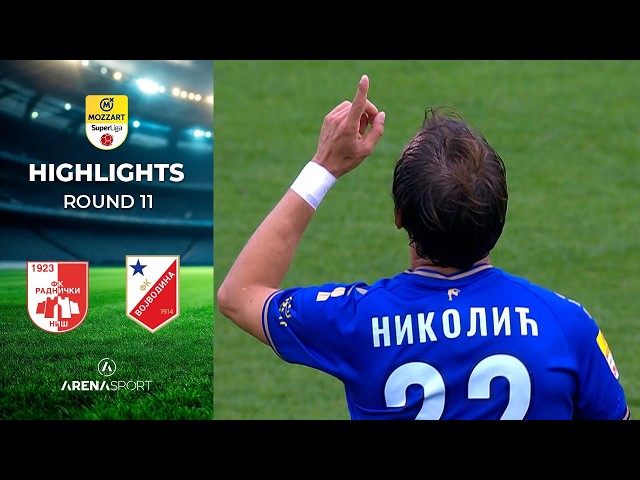 Radnicki Nis – Vojvodina 1:4 | MOZZART BET SUPERLIGA SRBIJE (11. kolo) | 11. oktobar 2026.