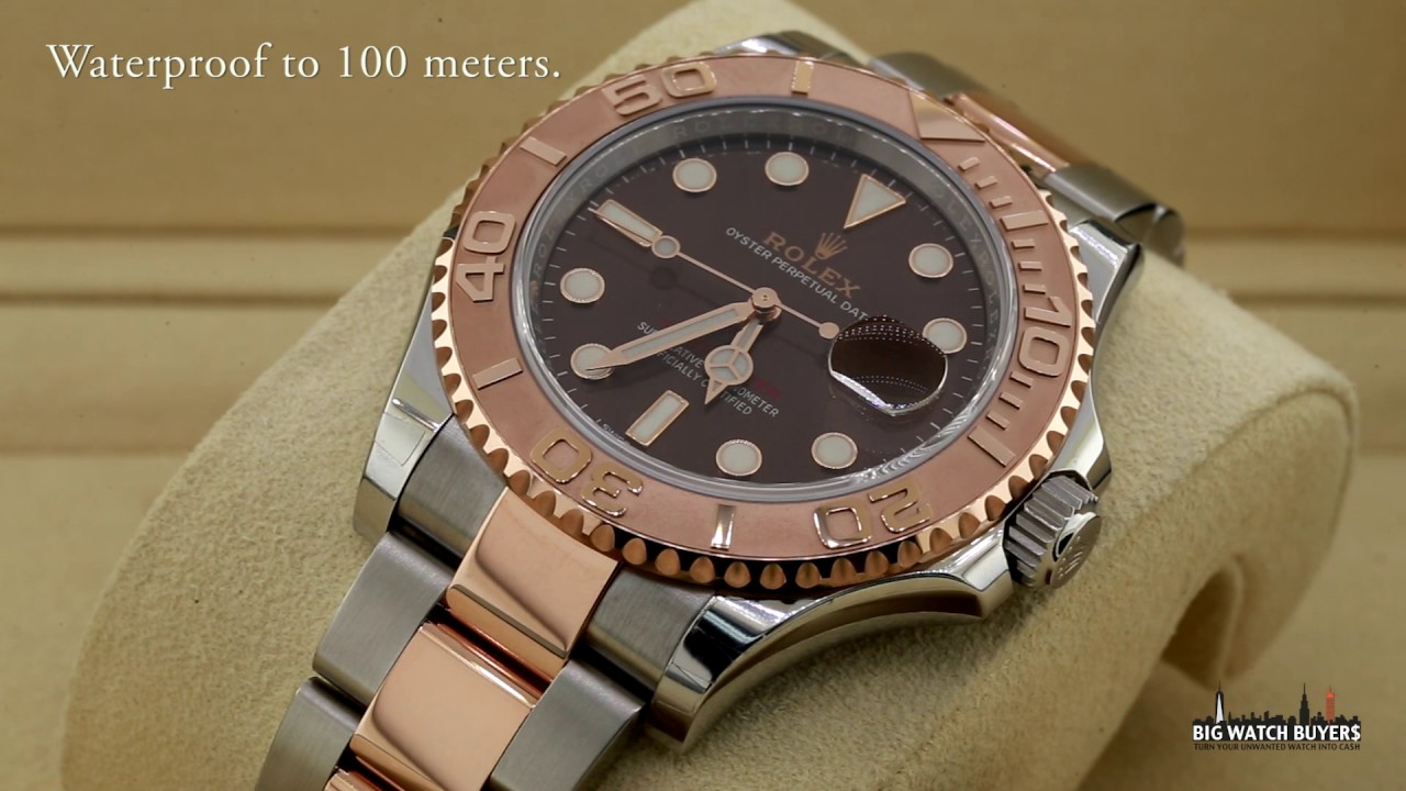 yacht master 40 gold