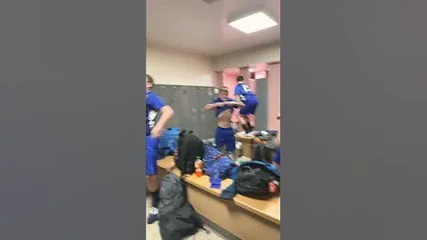 The boys in the locker room
