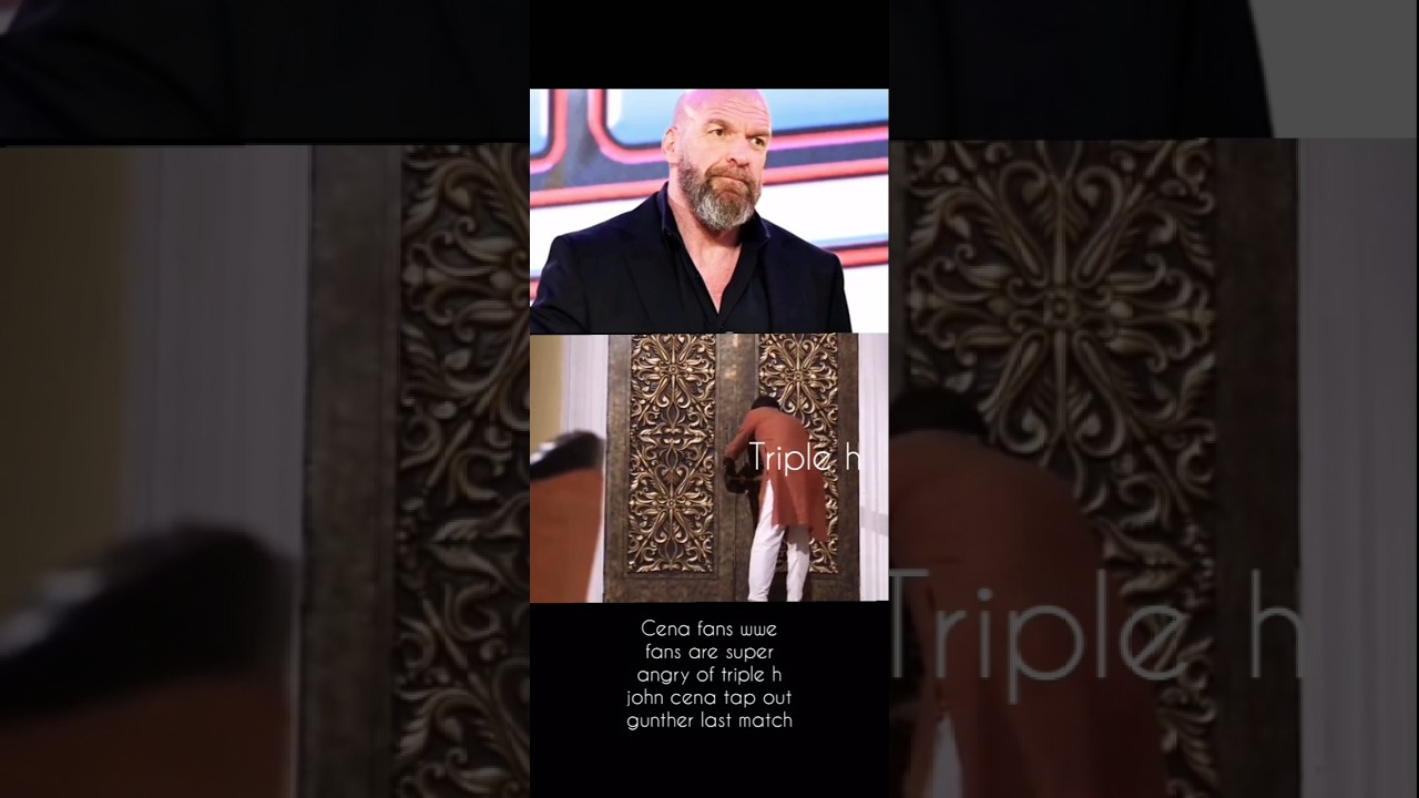 WWE Fans ANGRY 😡 | John Cena Taps Out to Gunther | Triple H Booking 