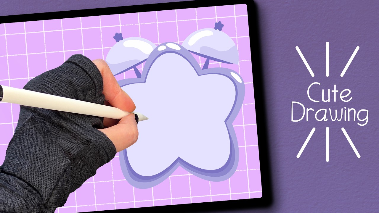 Kawaii (Cute!) Alarm Clock | Procreate Drawing Timelapse