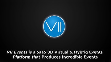 VII Events is a SaaS 3D Virtual & Hybrid Events Platform Intro