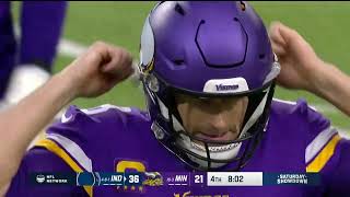 LARGEST COMEBACK IN HISTORY! Indianapolis Colts vs  Minnesota Vikings  2022 Week 15 Game Highlights