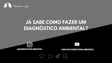 O que é um diagnóstico ambiental?