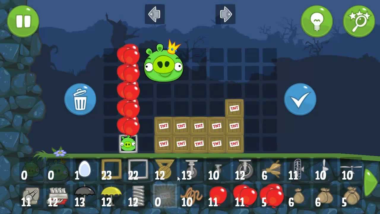 Bad Piggies Falls in Field of Dreams