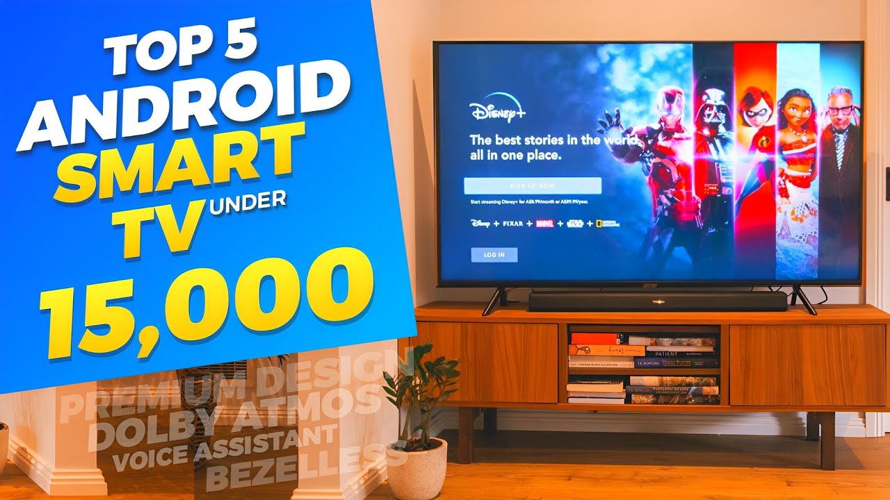 Top 5 best Android Smart TV Under 15000 🔥 Best Smart TV under 15k in