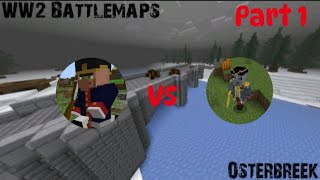 WW2 villager vs pillager in Minecraft. To save the world