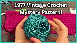 1977 Vintage Crochet Mystery Pattern And Its A Wearable!