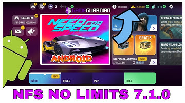 NFS NO LIMITS 7.1.0 - HACK DINHEIRO E OURO SEM ROOT GAME GUARDIAN
