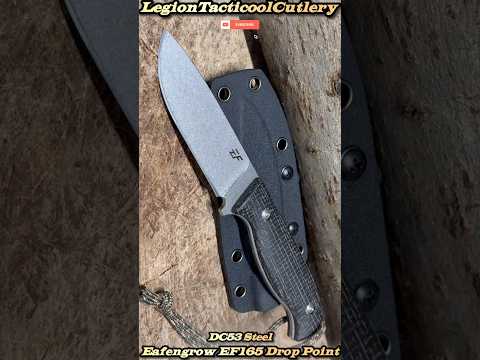 Eafengrow EF165 Drop Point in DC53 Steel