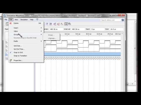 Video: How To Simulate A Waveform In The Simulation Waveform Editor