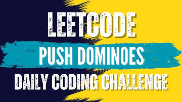 LeetCode : 838. Push Dominoes💛🖤 Solution link👇🏻🔗 #leetcode #java #coding #subscribe #like