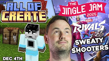 Showing my Cog in Minecraft: All of Create HARDCORE! Jingle Jam Sweaty Shooters & ARC Raiders!