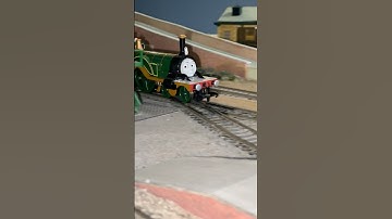 Emily goes past the signal box on her return journey from Vicarstown