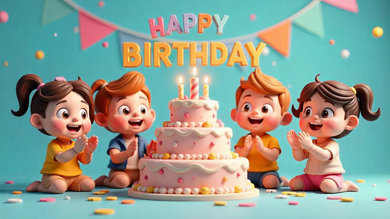 Happy Birthday to You – Kids Birthday Song 🎉 | Sing, Clap & Dance!