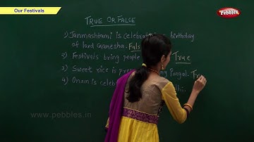 CBSE Class 2 Science : Our Festivals | Class 2 Science School Syllabus | CBSE Class 2 Videos | NCERT