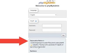 Install atau Upgrade Phpmyadmin Pada Laragon | Menghilangkan Error Deprecated