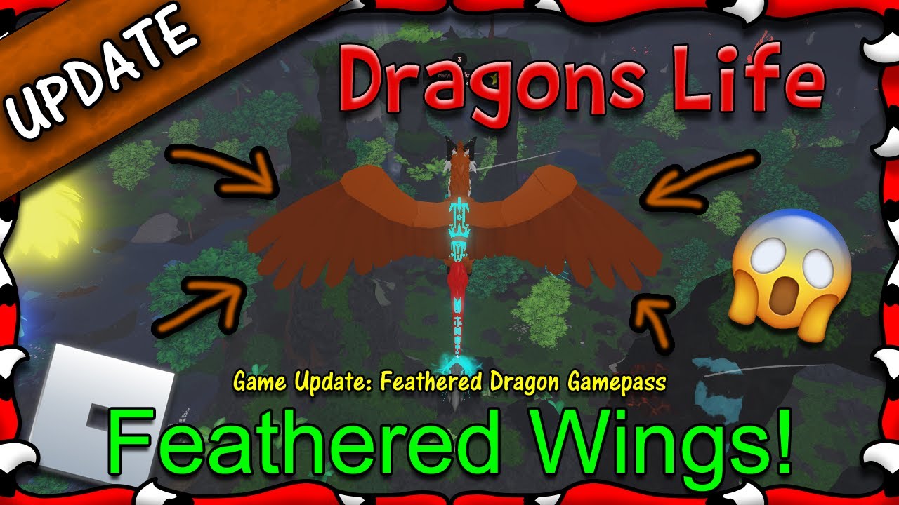 ROBLOX Dragons Life Feathered Dragon! (Gamepass) 50 1080HD YouTube