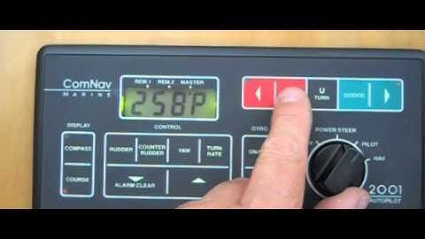 COMNAV 2001 autopilot