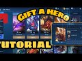 MOBILE LEGENDS|| HOW TO SEND HERO TO YOUR FRIENDS|FULL TUTORIAL