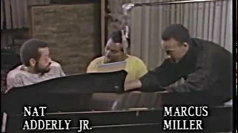 1986 - Luther Vandross - Rehearsal with Marcus Miller & Nat Adderly Jr