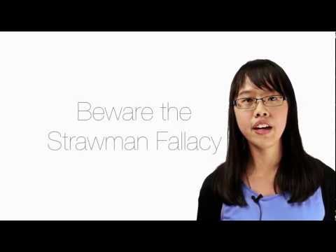 Beware the Strawman Fallacy
