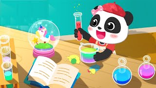 아기 팬더의 색깔 공예 어린이를 위한 안드로이드 게임 - 어린이를 위한 색상 학습 - 교육 게임 screenshot 2