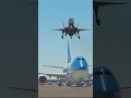 United States F-35 Jet Fighter escorting Air Force One and landing