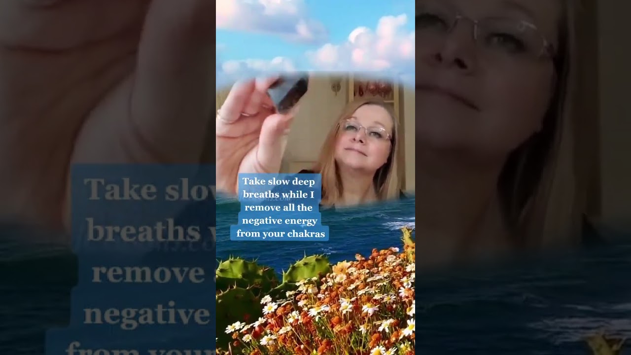7 chakra cleanse. Reiki Asmr Smoky quartz crystal healing