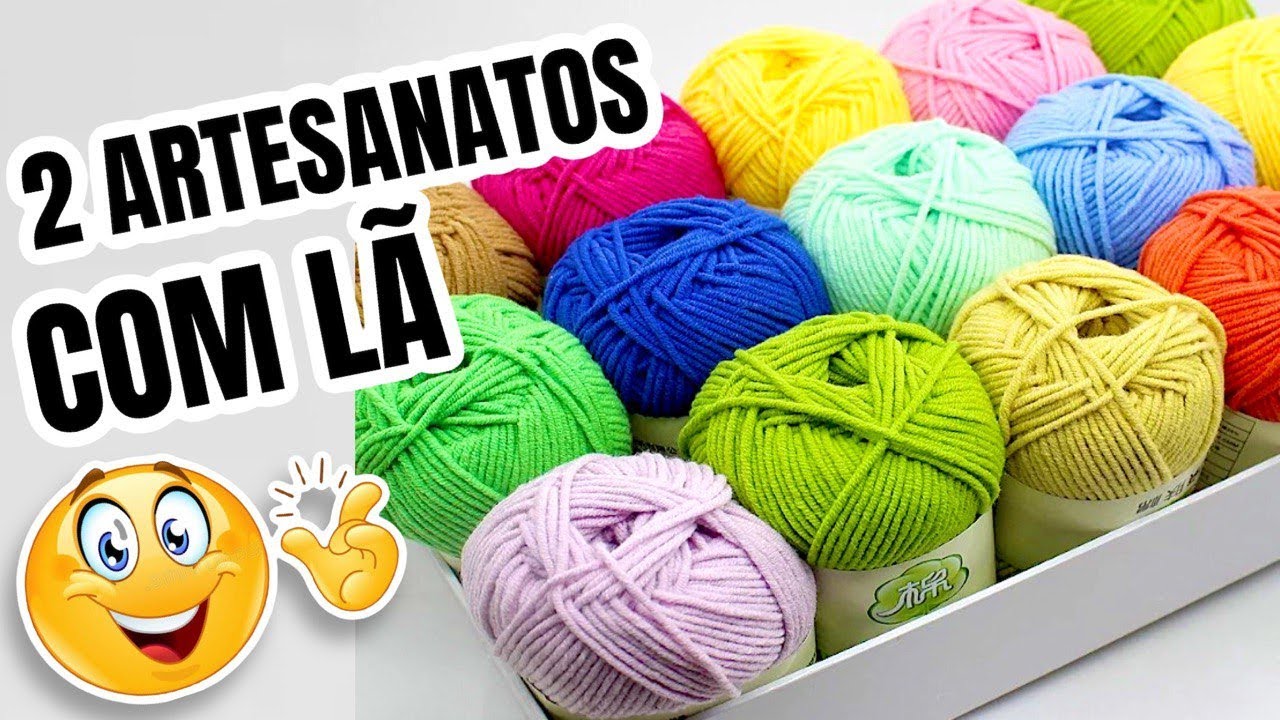 2 ideias Super Interessantes com lã ou Barbante | show de artesanato