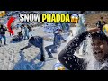 Snow fight hogye hamari 😨 || kutte ki tarhn mara muje 😞 || Saad iqbal