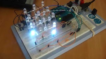 Arduino Project 3x3x3 LED Cube