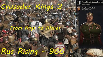 Crusader Kings III Ironman: Rus Custom Ruler 867 Start.  Currently 966
