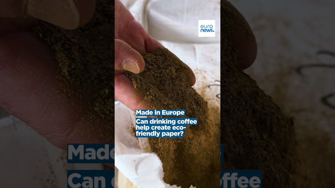 Can drinking coffee help make eco-friendly paper?