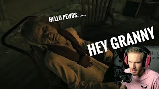 PewDiePie and granny best moments | resident evil 7 PewDiePie clips