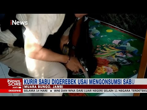 Polisi Tangkap Kurir Sabu di Muara Bungo, Jambi #iNewsSore 01/12