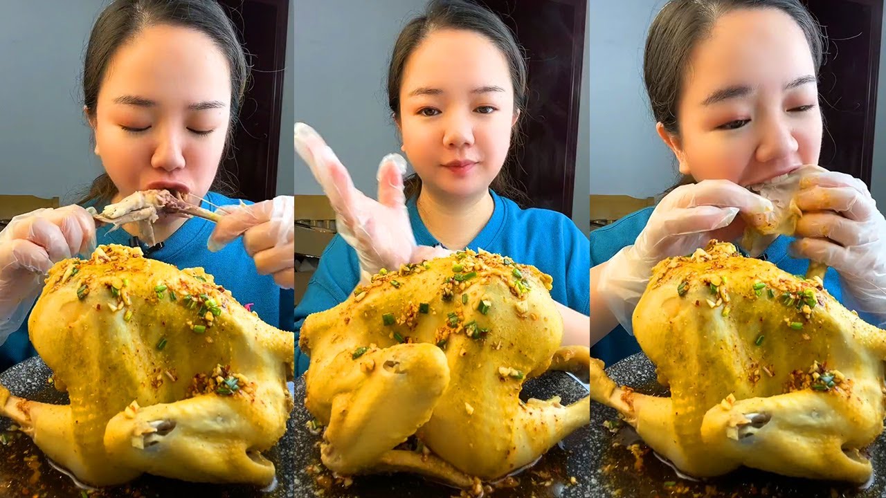 Mukbang Spicy Food，Asmr Eating Show，Chinese Food，Steamed Chicken